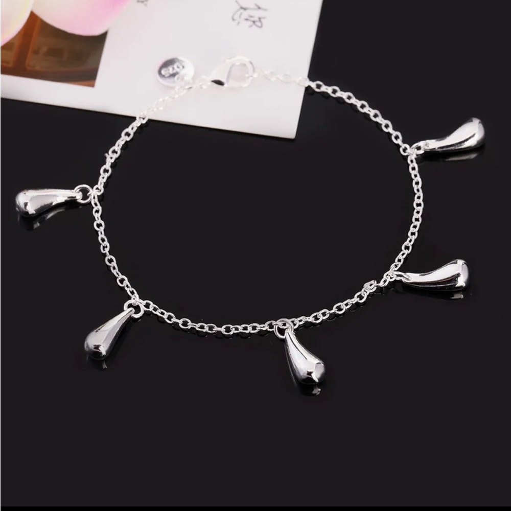 Sterling Silver Drop Bracelet - Picture 1 of 2